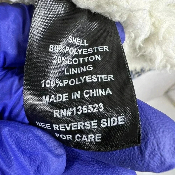 Brooklyn Cloth Mens S Heavy Flannel Sherpa Lined Shacket Windowpane Plaid Jacket - Picture 15 of 16